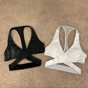 Set of Criss Cross Sports Bras